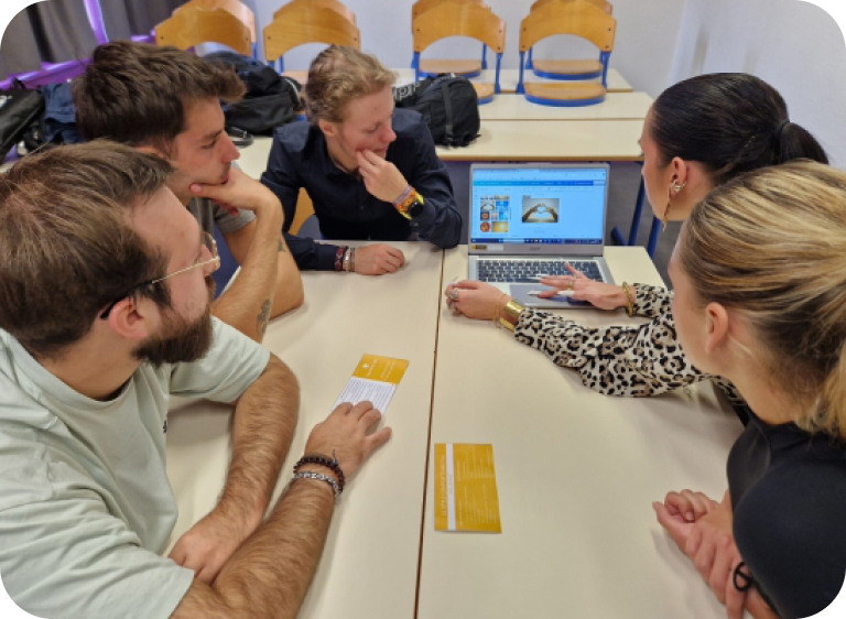 Atelier DISC réalisé par Awayke avec des élèves